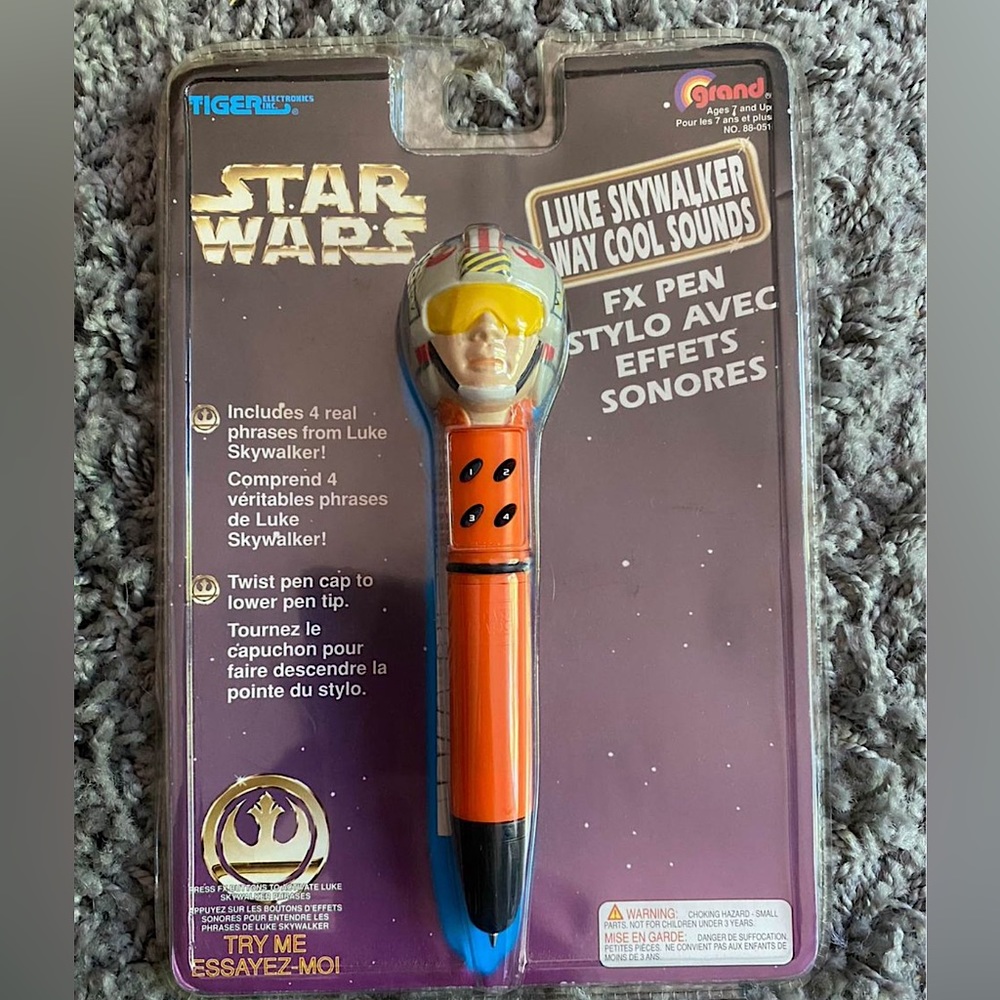 Vintage Star Wars Luke Skywalker FX Pen
